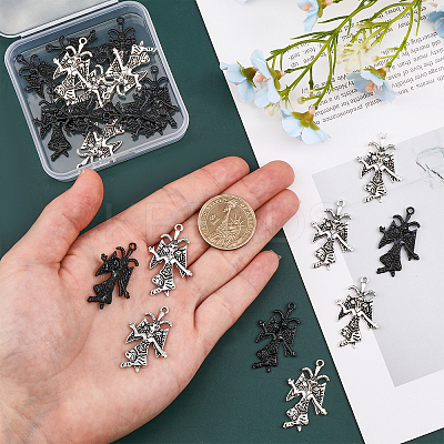 20Pcs 2 Colors Alloy Pendants FIND-CA0007-54-1