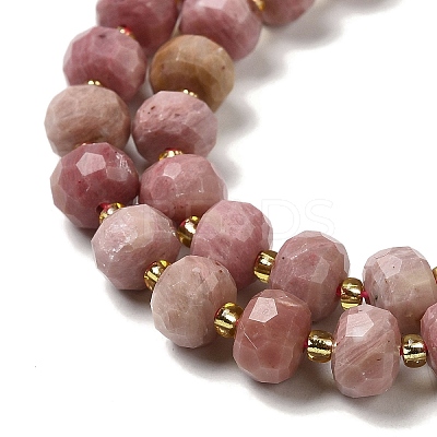 Natural Rhodonite Beads Strands G-P508-A19-01-1