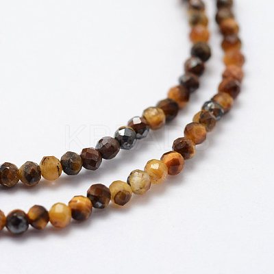 Natural Tiger Eye Beads Strands G-K185-13-1