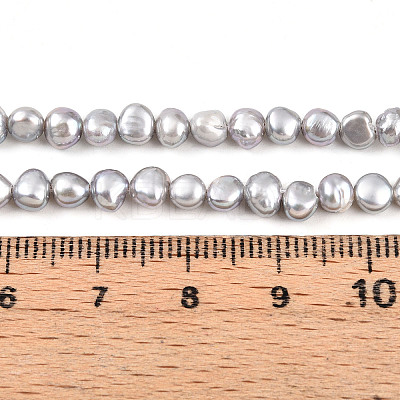 Natural Cultured Freshwater Pearl Beads Strands PEAR-N014-03J-01-1