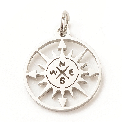 Non-Tarnish 201 Stainless Steel Pendants LS-STAS-G258-03P-1