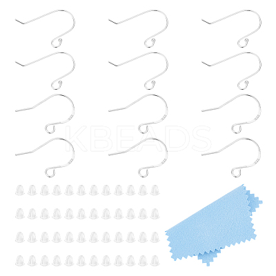 2 Styles 925 Sterling Silver Earring Hooks STER-UN0001-41-1