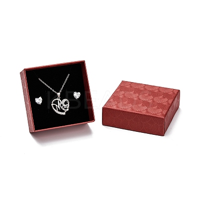 Cardboard Gift Box Jewelry Set Box LS-CBOX-F006-04-1