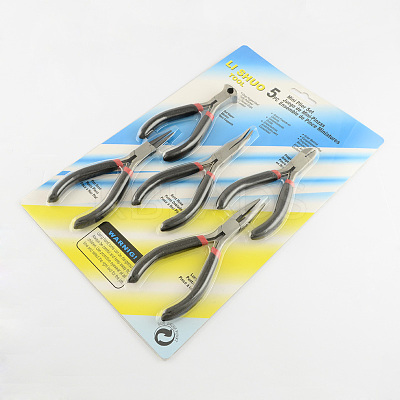 45# Carbon Steel DIY Jewelry Tool Sets: Round Nose Pliers PT-R007-03-1