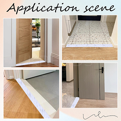 Self-Adhesive PVC Floor Door Flat Transition Strips DIY-WH20012-13C-1