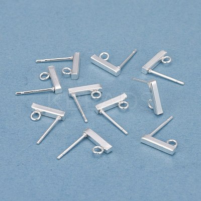 304 Stainless Steel Stud Earring Findings STAS-G224-21S-03-1