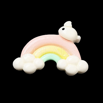 Cartoon Opaque Resin Cabochons LS-RESI-I055-03A-1