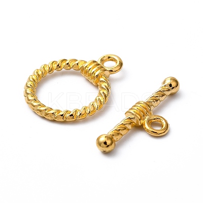 Tibetan Style Alloy Toggle Clasps TIBE-EA9138Y-G-FF-1