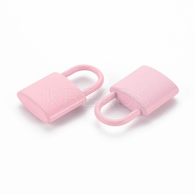Spray Painted Alloy Pendants PALLOY-Q433-031I-RS-1