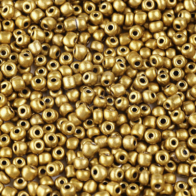 (Repacking Service Available) Baking Paint Glass Seed Beads SEED-C024-A-K30-1