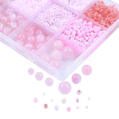 DIY 18 Style Resin & Acrylic Beads Jewelry Making Finding Kit DIY-NB0012-04I-1