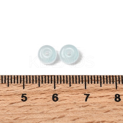 Baking Paint Imitation Jade Glass Beads DGLA-C005-A01-3x6mm-08-1