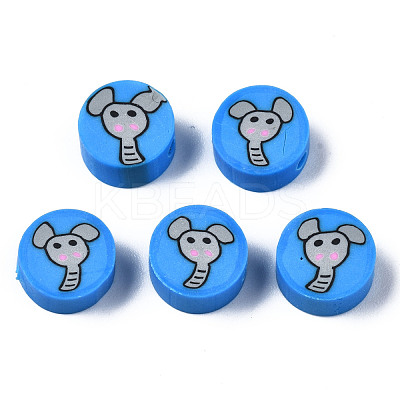 Handmade Polymer Clay Beads CLAY-N008-036B-1
