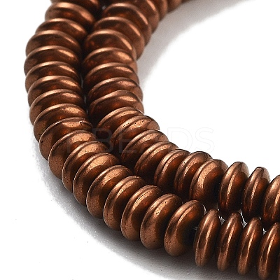 Electroplated Synthetic Non-magnetic Hematite Beads Strands G-P545-A01-01E-1