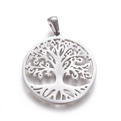 Non-Tarnish 304 Stainless Steel Pendants LS-STAS-F219-08P-1