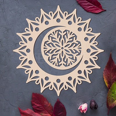 Laser Cut Wooden Wall Sculpture WOOD-WH0105-008-1