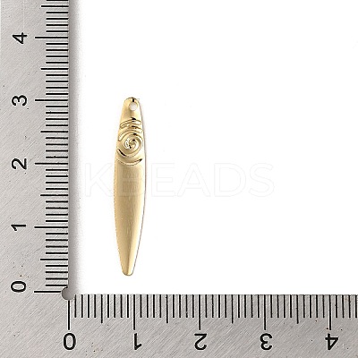 Brass Pendants KK-P259-19G-1