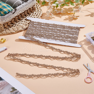 4 Yards Gold Metallic Lace Trim OCOR-LP0002-49-1