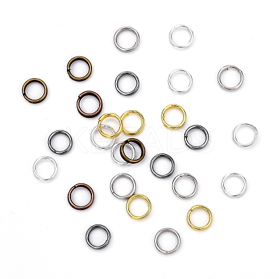 Mixed Color Iron Split Rings JRD5MM-M-1