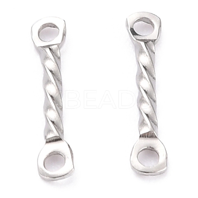 Tarnish Resistant 201 Stainless Steel Links Connectors STAS-B011-02A-P-1