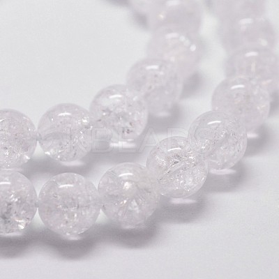 Natural Crackle Quartz Beads Strands X-G-D840-01-4MM-1