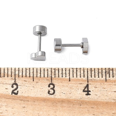 304 Stainless Steel Stud Earrings for Women EJEW-E603-05A-P-1