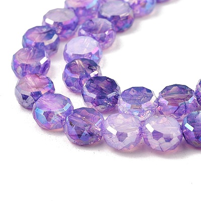 Imitation Jade Glass Beads Strands GLAA-P058-05A-04-1