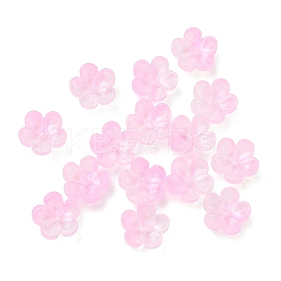 Dyed & Heated Glass Bead Caps GLAA-C042-01N-1