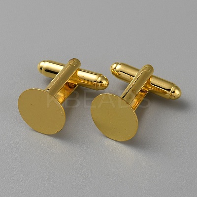 Brass Cufflinks for Men FIND-WH0420-52A-G-1