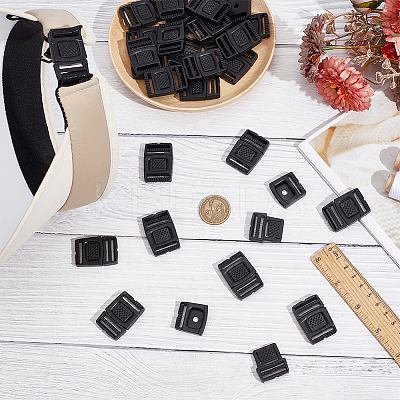 30Pcs Release Plastic Buckles DIY-BC0013-83-1