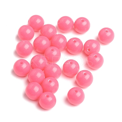 Fluorescent Acrylic Beads MACR-R517-10mm-04-1