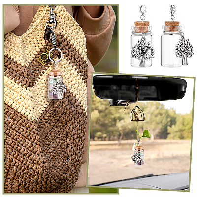 20Pcs Alloy Glass Bottle European Dangle Charms PALLOY-GA0001-14-1
