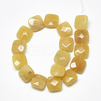 Natural Topaz Jade Beads Strands G-S357-D02-12-1