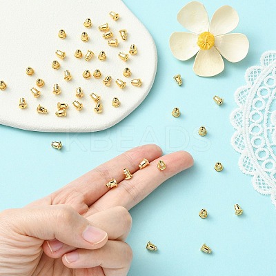 SHEGRACE Brass Ear Nuts XGR0030G-82G-1