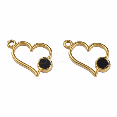 304 Stainless Steel Pendants STAS-N087-54-04G-1
