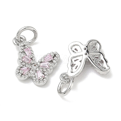 SHEGRACE Brass Pave Clear Cubic Zirconia Pendants XGRQ3Q731-628P-C-1