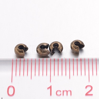 Iron Crimp Beads Covers X-IFIN-H028-NFAB-NF-1