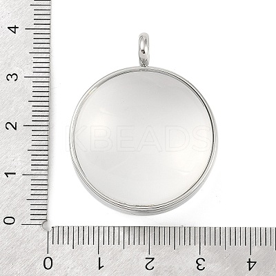 304 Stainless Stee Locket Pendants STAS-S132-15P-02-1