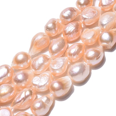 Natural Cultured Freshwater Pearl Beads Strands LS-PEAR-N014-08D-01-1