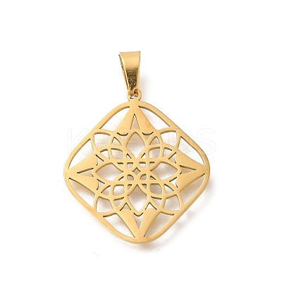 304 Stainless Steel Pendants STAS-S144-05G-B-1
