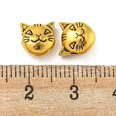 Tibetan Style Alloy Kitten Beads LS-X-TIBEP-GC178-AG-NR-1