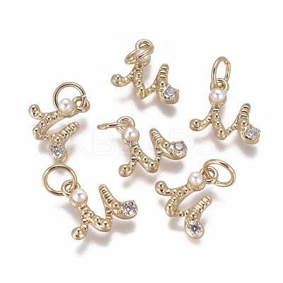 Brass Charms KK-L179-08M-G-1
