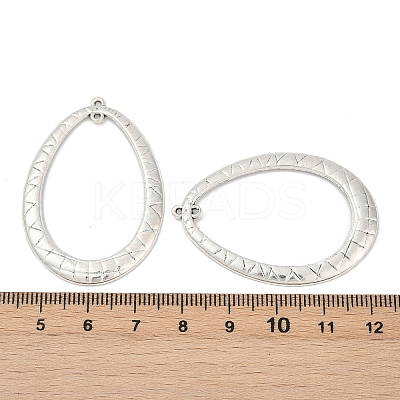 Oval Tibetan Style Alloy Pendants FIND-M082-03AS-1