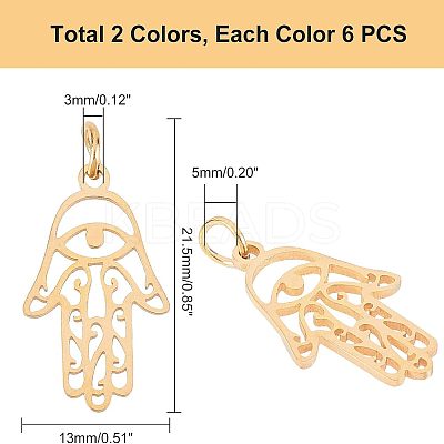 201 Stainless Steel Pendants STAS-UN0019-48-1