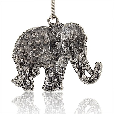 Tibetan Style Alloy Rhinestone Big Pendants LS-ALRI-L048-07AS-1