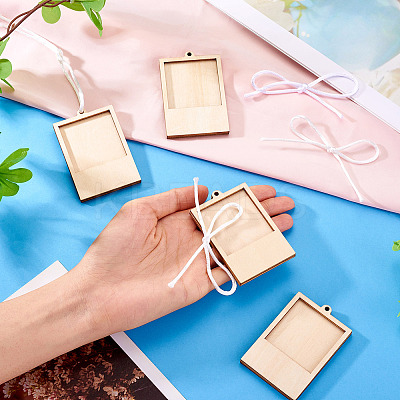 Wooden Mini Hanging Photo Frame for Children DIY-TA0012-93A-1