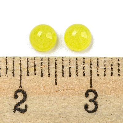 Natural White Jade Dyed Cabochons G-H309-03-21-1