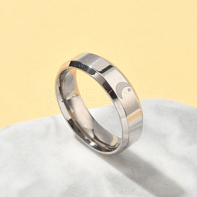 201 Stainless Steel Finger Rings for Women RJEW-Z092-01P-02-1
