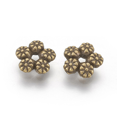Tibetan Style Alloy Spacer Beads MLF10889Y-NF-1