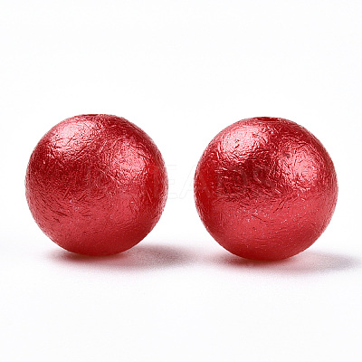Acrylic Imitation Pearl Beads LS-OACR-T013-01A-10-1